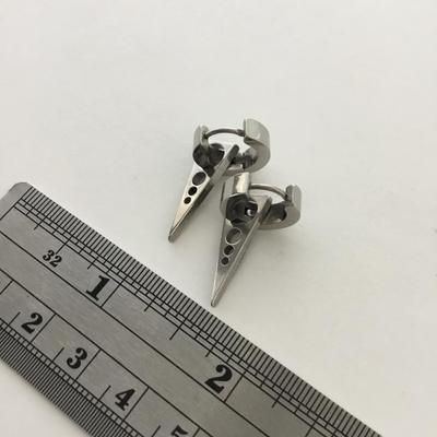 Unmarked triangle earrings