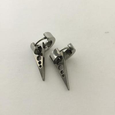 Unmarked triangle earrings