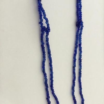 Blue beaded beautiful scarf Jewelry