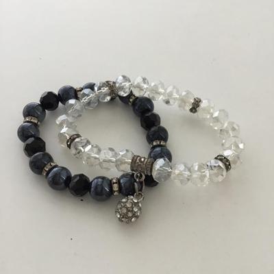 Beaded stretchy fashion bracelets