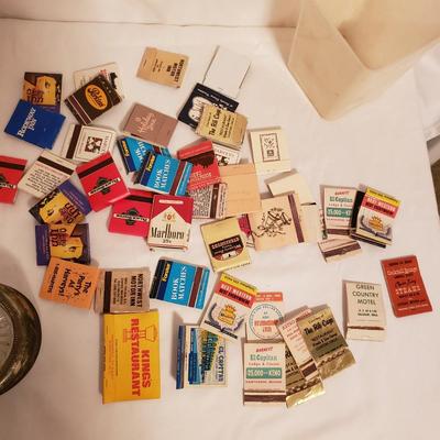 Vintage Ashtrays and Matches (B2-KD)
