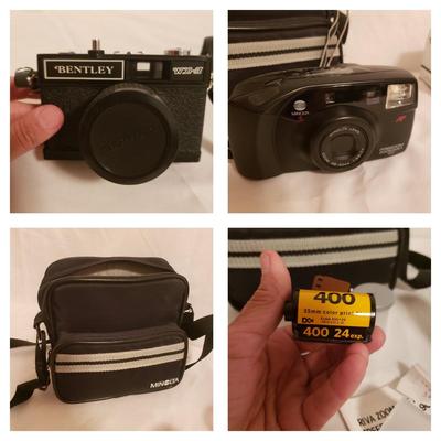 Minolta Freedom & Bentley 35mm Cameras (B2-KD)