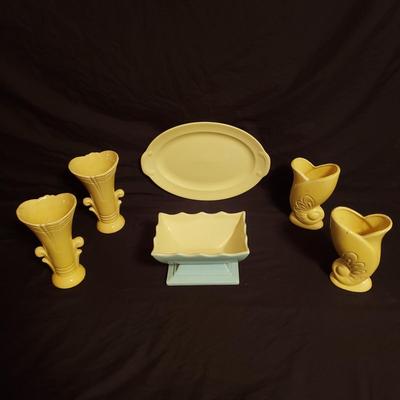 Vintage Yellow Pottery-Hull, Shawnee and More (LR-KD)