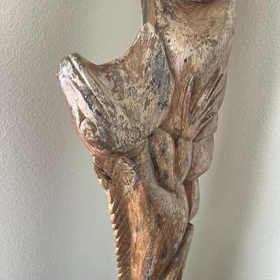 Indigenous Tribe (BriBri) Hand Carved Pole