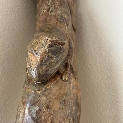 Indigenous Tribe (BriBri) Hand Carved Pole