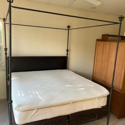 California King Size Bed & Cast Iron Bed Frame