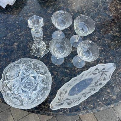 Crystal/ Glass combo