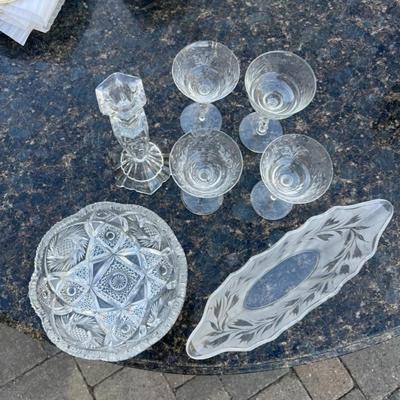 Crystal/ Glass combo