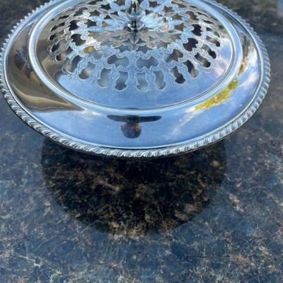 Unstamped Silver Serving bowl