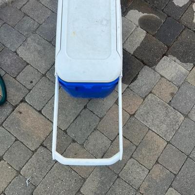 Blue Igloo cooler