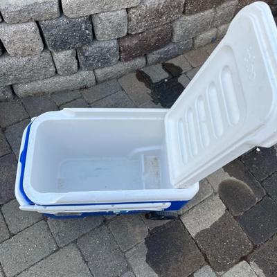 Blue Igloo cooler