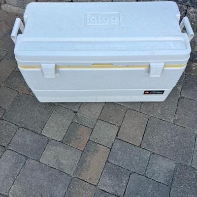 White Igloo Cooler