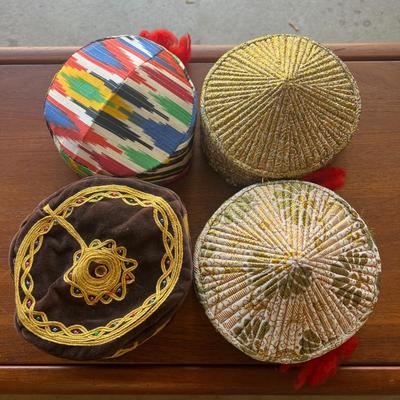 Round Style Uzbekistan Hat/ Caps