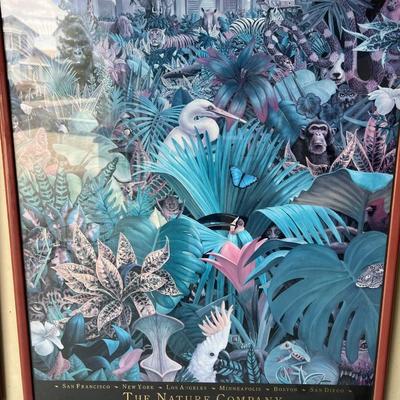 Framed “The Nature Company” Art