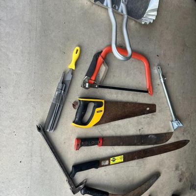 Miscellaneous Large Hand Tools Bundle