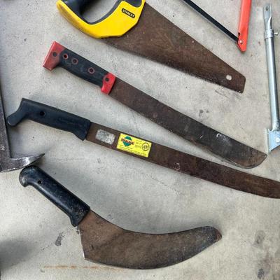 Miscellaneous Large Hand Tools Bundle