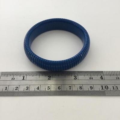 Blue unique stretchy fashion bracelet