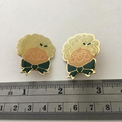 Gold tone vintage pins