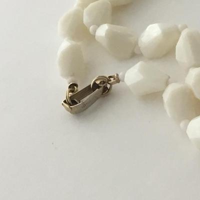 Vintage Hong Kong marked unique beaded long necklace