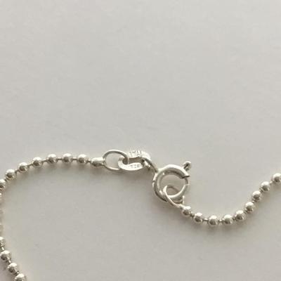 925 Italy marked beautiful figures necklace