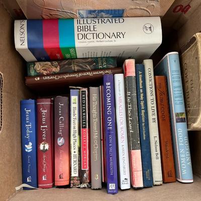 Christian Books, 3 Boxes (K)