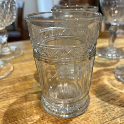 Star Band Glasses Set of 5 and Coffee Cups Set of 3 (K)