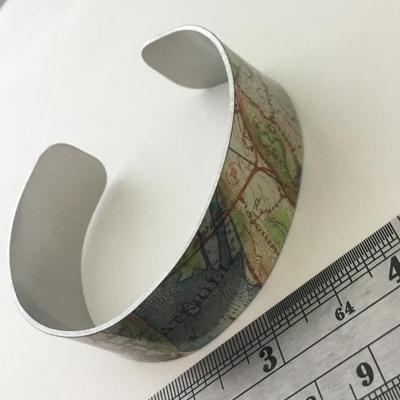 Unique unmarked cuff bracelet