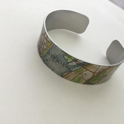 Unique unmarked cuff bracelet