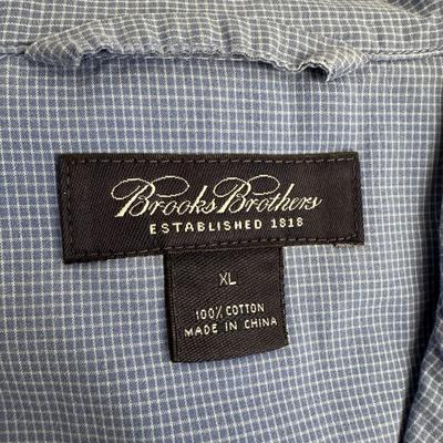 Brooks Brothers Mens Pajama Set, 2 pair long sleeve/leg, XL (B3)