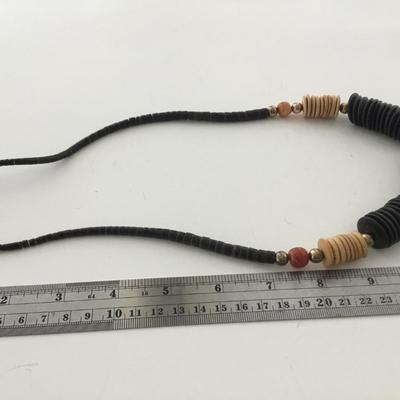 Beautiful vintage clasp Long statement necklace