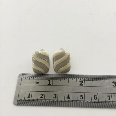 Germany? Marked vintage clip on earrings