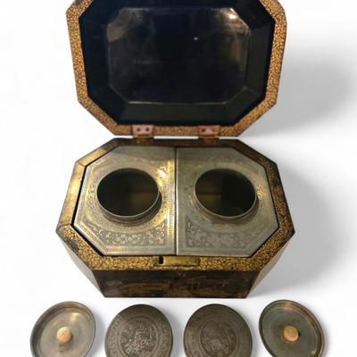 Chinois tea caddy 19th C.
