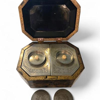 Chinois tea caddy 19th C.