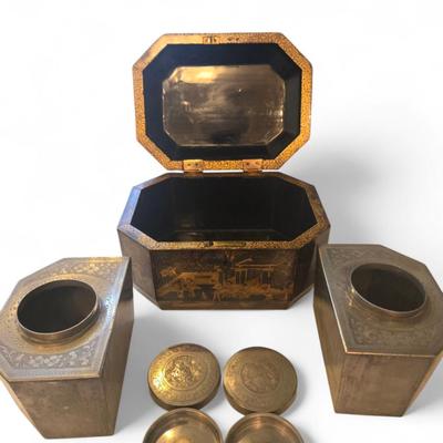 Chinois tea caddy 19th C.
