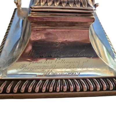 Sterling silver inkwell