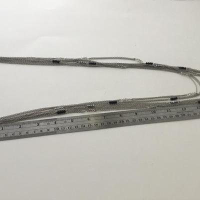 Made in China silver tone multilayer fashion necklace