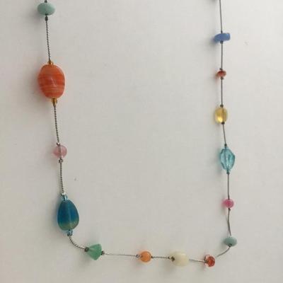 Lia Sophia marked colorful beaded necklace