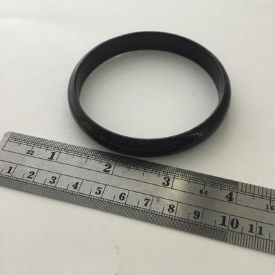 Black fashion bangle bracelet plastic