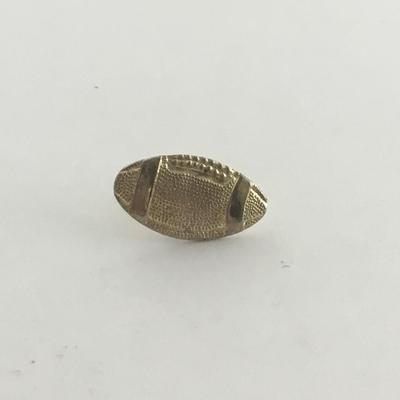 Gold tone vintage football pin