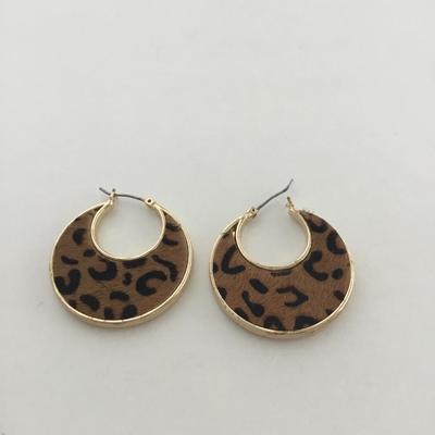 Nine West marked animal print earrings