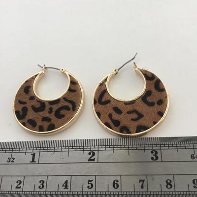 Nine West marked animal print earrings