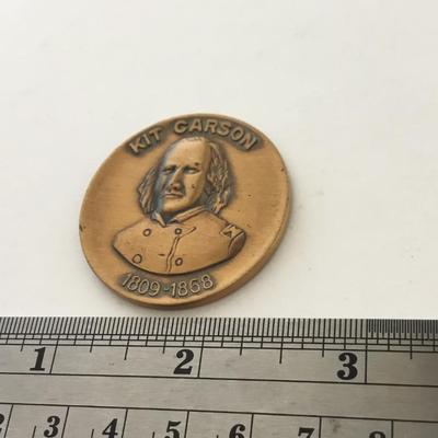 Vintage Kit Carson coin