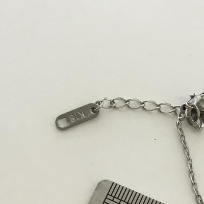 K18 marked beautiful heart fashion necklace