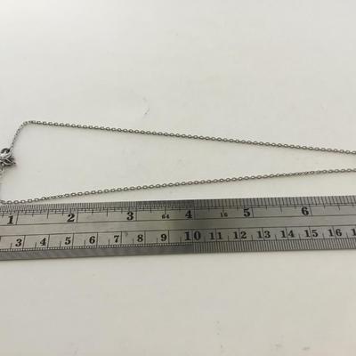 K18 marked beautiful heart fashion necklace