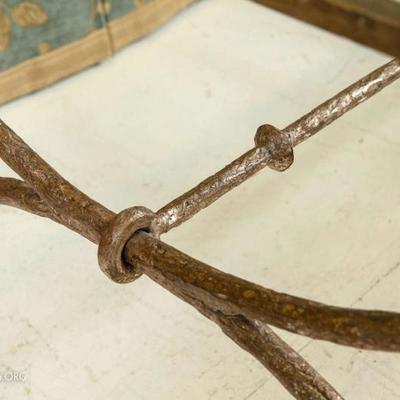 Diego Giacometti Style Wrought Iron Coffee or Low Table