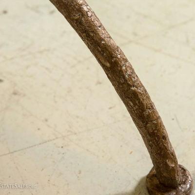 Diego Giacometti Style Wrought Iron Coffee or Low Table