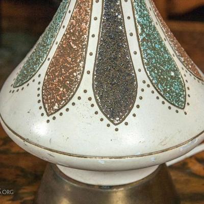 Pair of Signed Mid-Century Modern Lamps