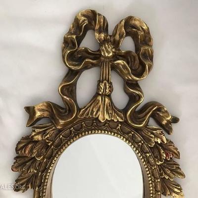 Pair of Compatible French Baroque Gilt Mirrors