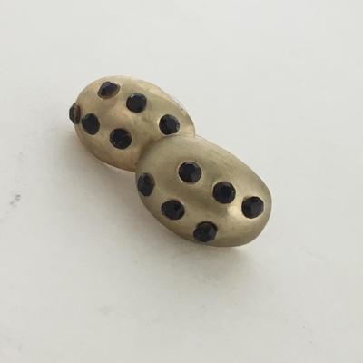 Gold tone statement earrings