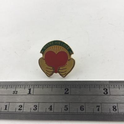 Share his love vintage push pin
